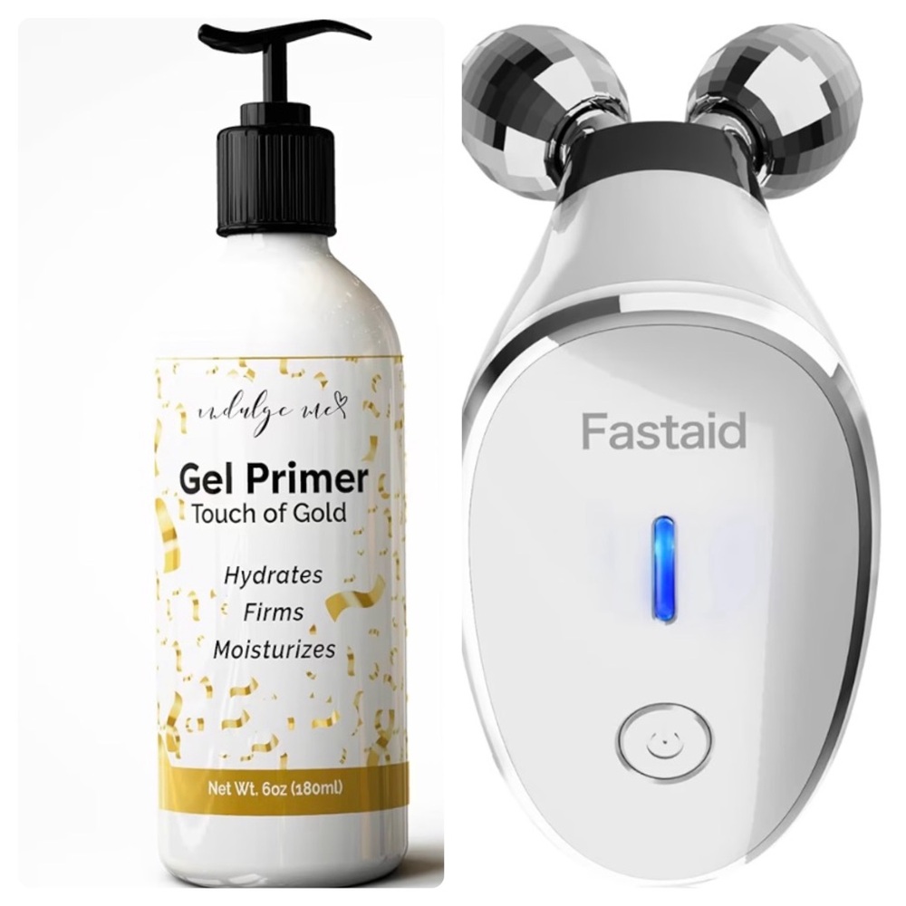 New in Box Microcurrent Facial Device + Conductive Gel